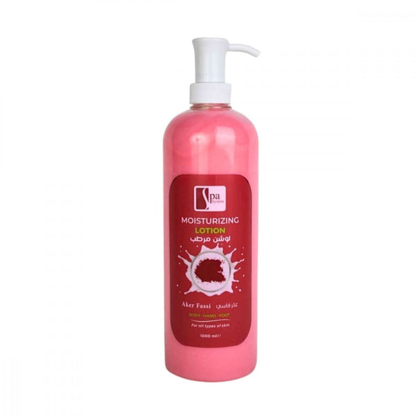 Spa System Moisturizing Lotion with Aker Fassi, 1000 ml