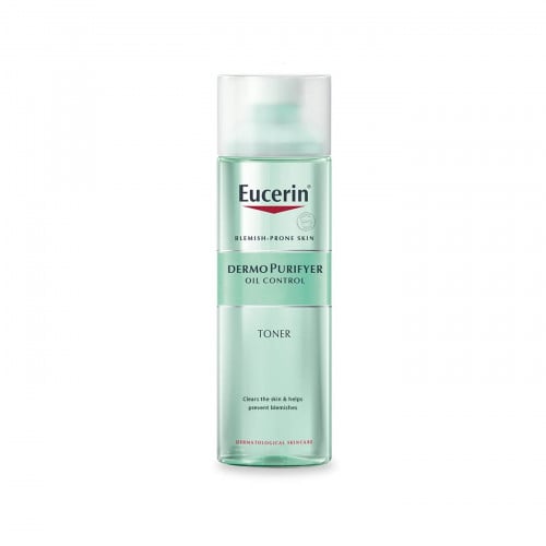 Eucerin Dermo-Purify Skin Purifying Toner with 2% Lactic Acid for Oily, Blemish-Prone Skin, 200ml
