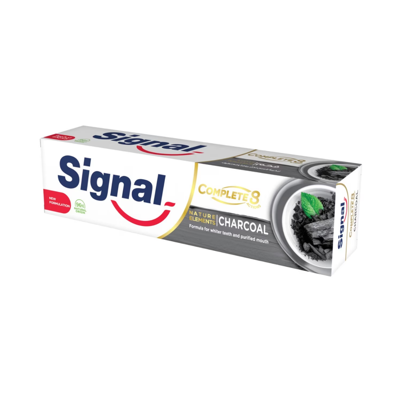 Signal Complete Charcoal Toothpaste, Deep Cleaning & Gum Protection, 75ml