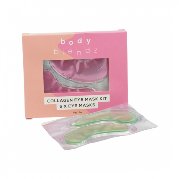 Body Blendz Collagen Eye Mask with Hyaluronic Acid and Vitamin E, 5 Pairs