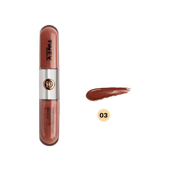 Tinty Double Balm Liquid Lipstick No. 03 Glossy Finish