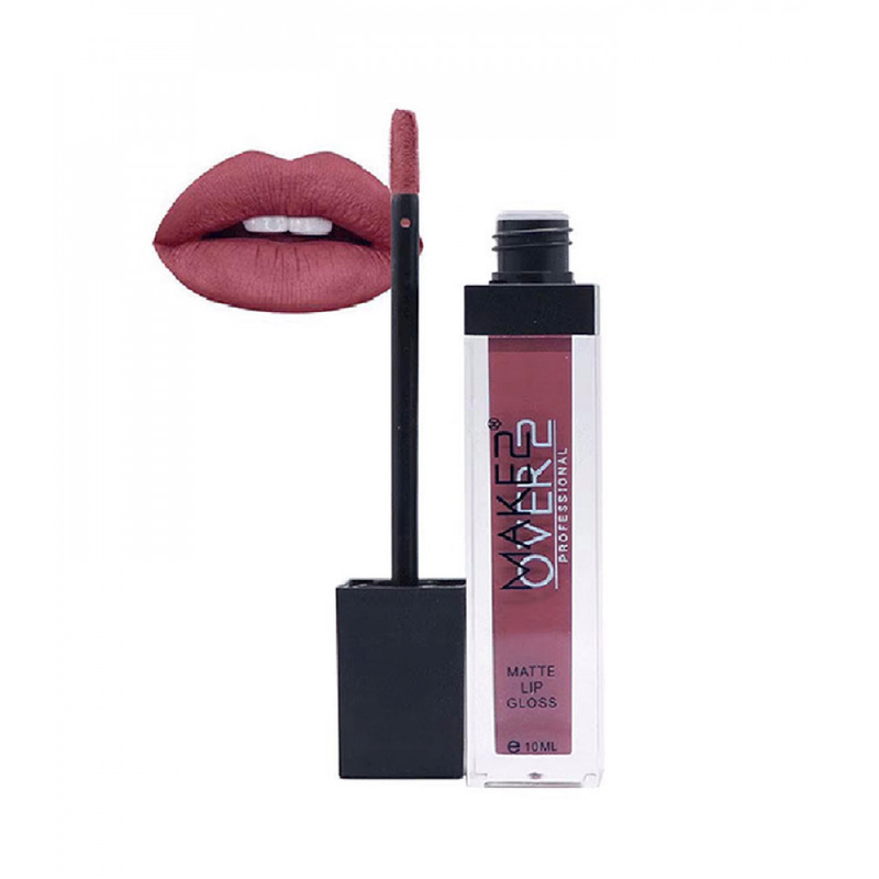 Make Over 22 Matte Lip Gloss NM012 Fluid Texture 8-Hour Wear