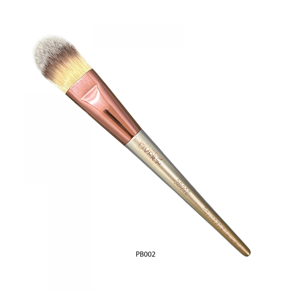 Make Over 22 Foundation Brush PB002 Cat Tongue Synthetic Bristles