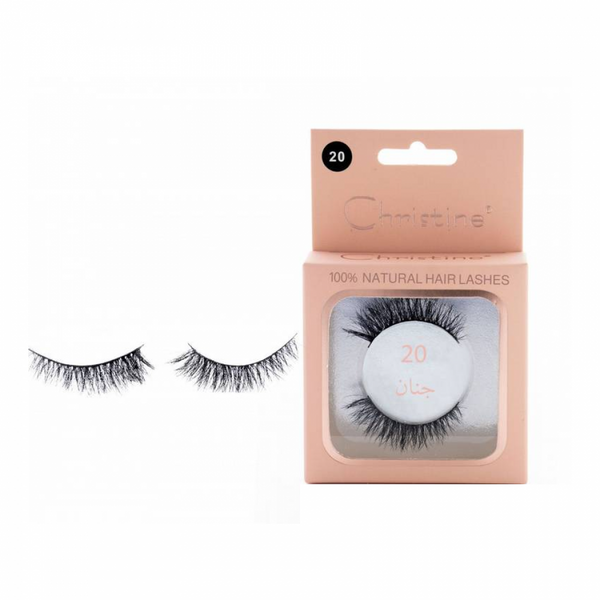 Christine Natural Eyelashes N20 Lightweight Strip Lashes