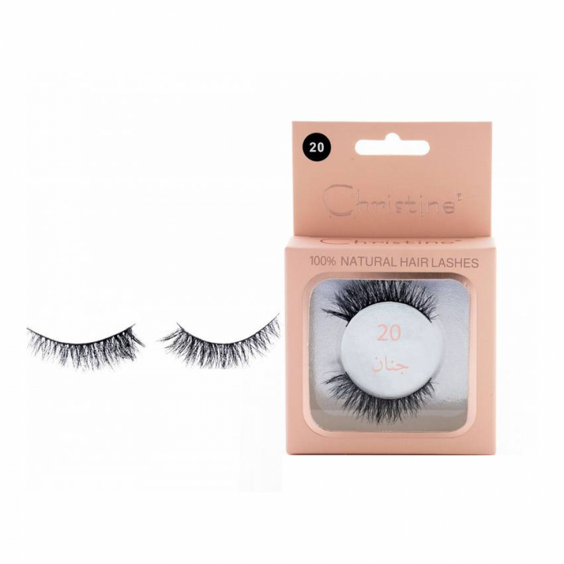 Christine Natural Eyelashes N20 Lightweight Strip Lashes