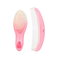 Baby Zone Baby Comb and Brush Set, Soft Bristles, Multi-colored