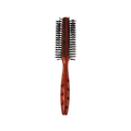 Shams Round Wooden Hairbrush 2577C for Heat Diffusion and Styling