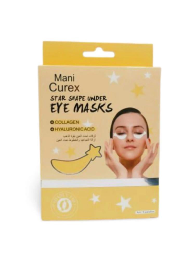 Mani Curex Gold Power Under Eye Patches - Smoothing & Brightening - 3 Count