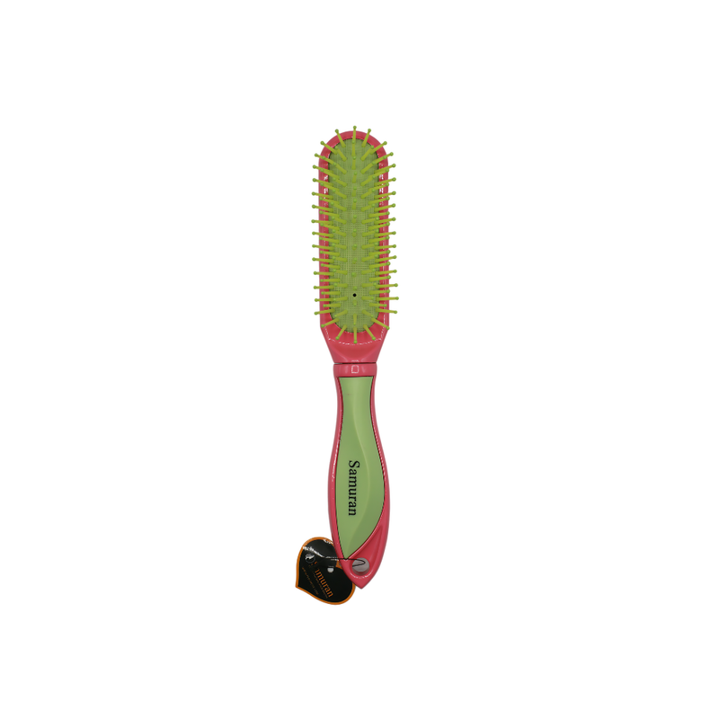 Samuran Detangling Hairbrush MS-325-9591P Non-Slip Handle