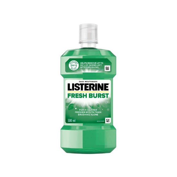 Fresh Breath Mouthwash Daily Oral Care Fresh Burst Listerine 500ml