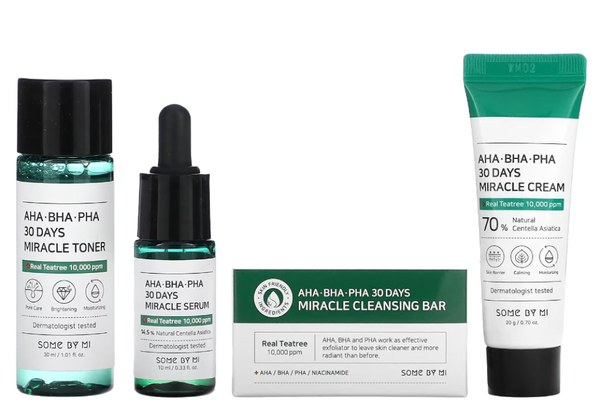 Clarifying Skincare Set for Blemish-Prone Skin by Some By Mi