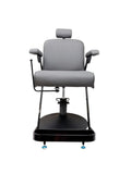 Salon System Ladies Hair Cutting Chair Dark Grey