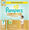 Pampers Diapers Taped Ultimate Comfort Giant Pack Size 7 35 Count