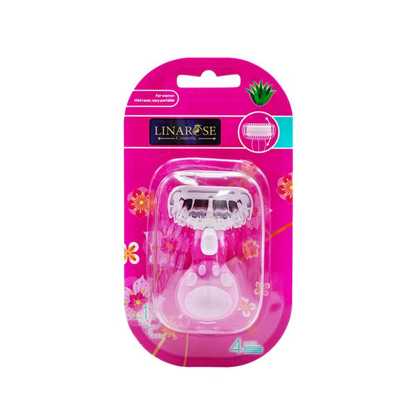 Mini Travel Shaver with Aloe Vera Soothing Strip Lina Rose 1 Pcs