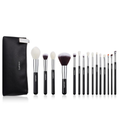Face Makeup Brush Set Professional 15Pcs for Face and Eyes Harts