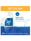 QV Moisturizing Cream - 24-Hour Hydration, Squalane, 1L