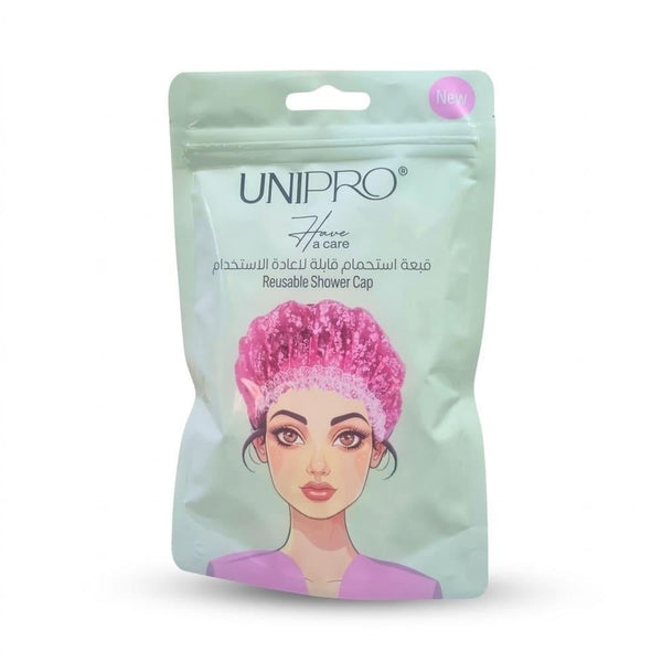 Shower Cap for Women Adjustable Strap Waterproof Unipro 1 Count