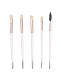 Makeup Brush Set Soft Bristle Professional Blending Salon System 5 Pieces