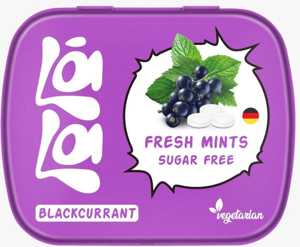 Sugar Free Zinc Lozenges Blackcurrant Flavour Lala 14g
