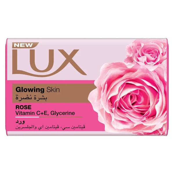 Natural Bar Soap Rose Glowing Skin Radiance Infused LUX 75g