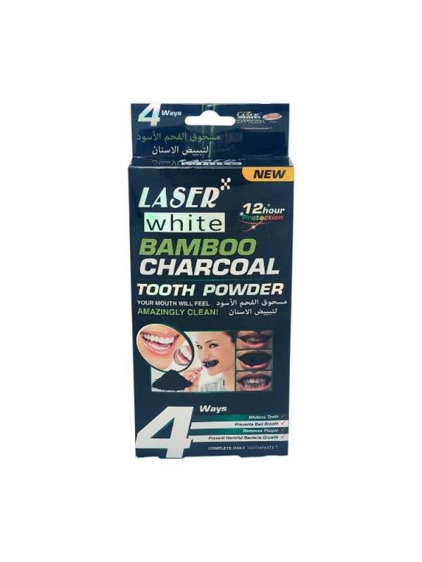 Laser White Black Charcoal Powder for Teeth Whitening 20g