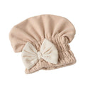 Hair Drying Hat with Bow Super Absorbent Mini Good One Size