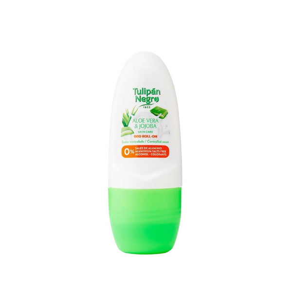 Tulipan Negro Roll-On Deodorant Aloe Vera Jojoba 50ml Antiperspirant