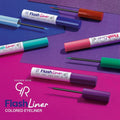 Purple Liquid Eyeliner Plum Shade Fine Tip Long-Lasting Golden Rose 3.5ml