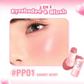 Pink Flash Blush Stick PP01 Cherry Hart Squalane and Ceramide Formula