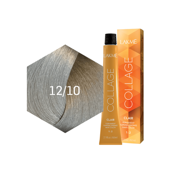 Lakme Permanent Hair Color 12.10 Light Ash Blonde 60ml