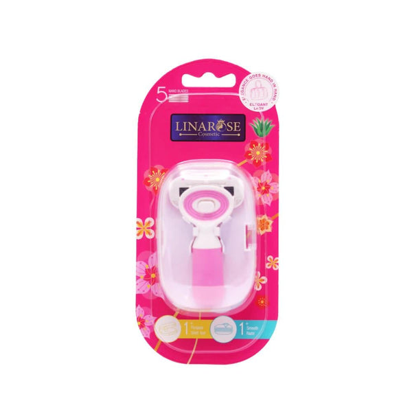 Mini Travel Shaver with Aloe Vera Soothing Strip Lina Rose 1 Piece