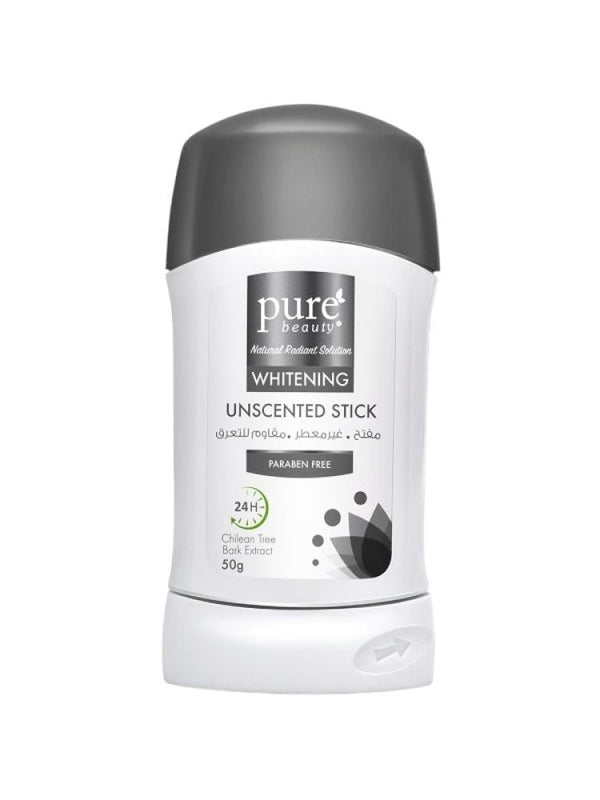 Pure Beauty Unscented Brightening Anti-Perspirant Stick - 50g