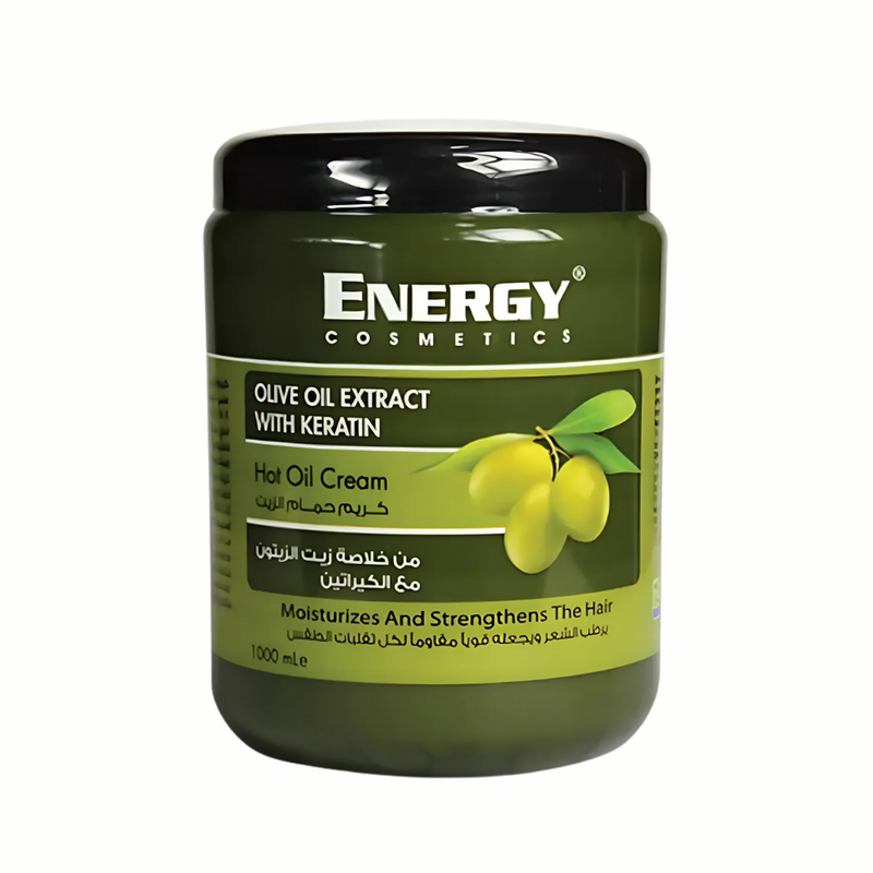 Energy Cosmetics Hot Oil Cream with Olive Oil and Keratin 1000ml