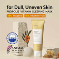 Propolis Vitamin Sleeping Mask Hydrating Night Cream iUNIK 60ml