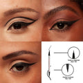 Kara Duo Dual-Ended Liquid Eyeliner Pencil Waterproof Black