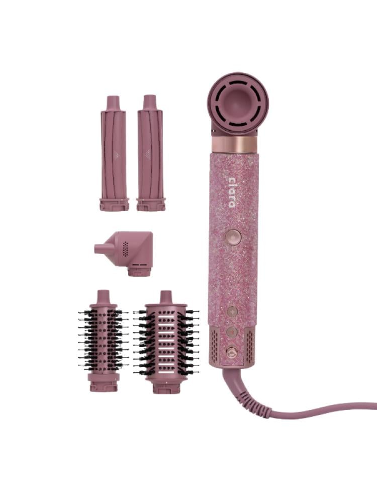 Clara Multi-Use Hair Dryer Pink C33 - 6 Attachments