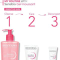 Foaming Gel Cleanser Gentle Soothing Micellar Bioderma Sensibio 500ml