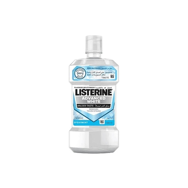 Listerine Whitening Mouthwash Advanced White Alcohol-Free 250ml