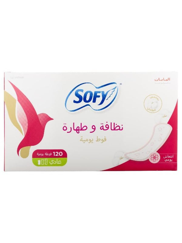 Sofy Fresh Daily Sanitary Pads, Regular Size - 120 Count