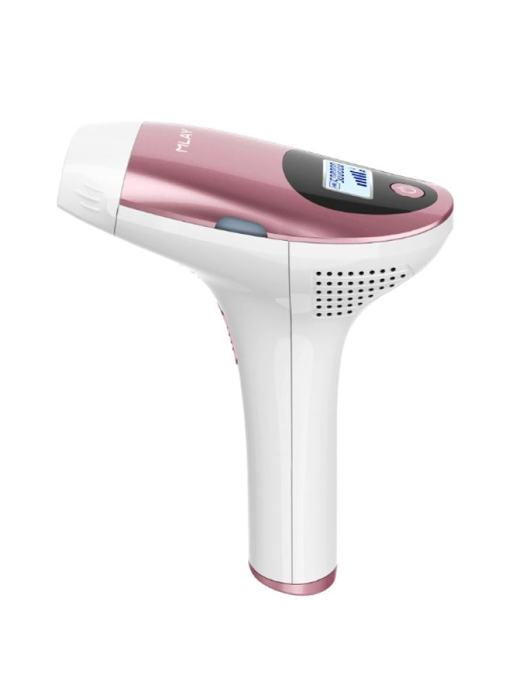 Mlay T3 Permanent Hair Removal Device - 500K Flashes, Body Lens - Pink