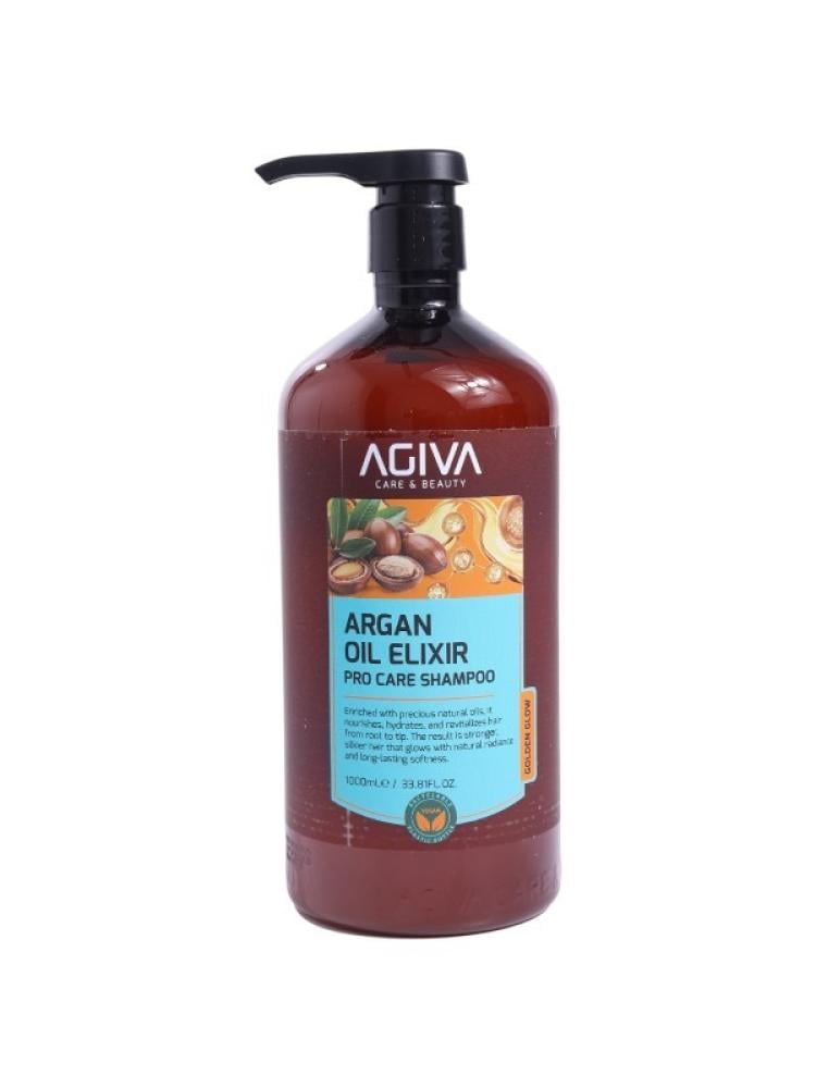 Agiva Argan Oil Shampoo for Hydration and Shine - 1000 ml