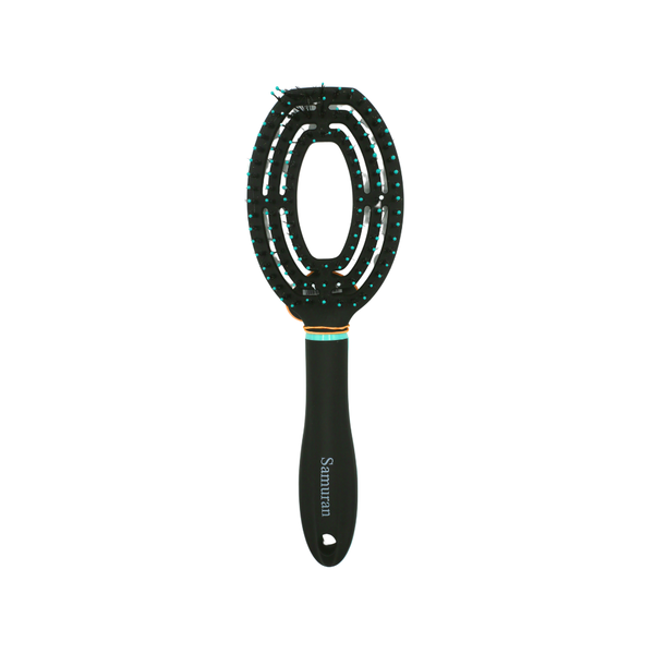 Samuran Detangling Hairbrush MS-20417-97 Non-Slip Handle