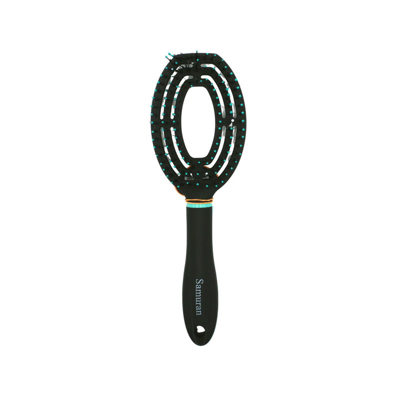 Samuran Detangling Hairbrush MS-20417-97 Non-Slip Handle