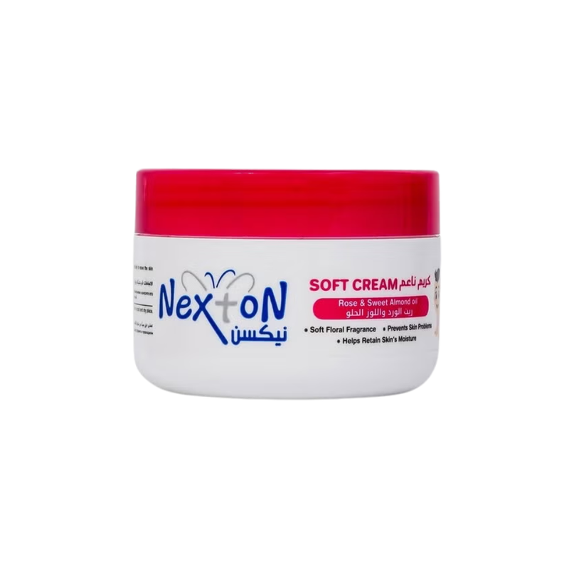 Nexton Baby Cream with Rose & Sweet Almond Oil, Moisturizing, 125ml