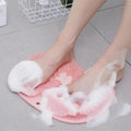 Unipro Silicone Bath Loofah with Back and Foot Scrubber, Non-Slip TPE