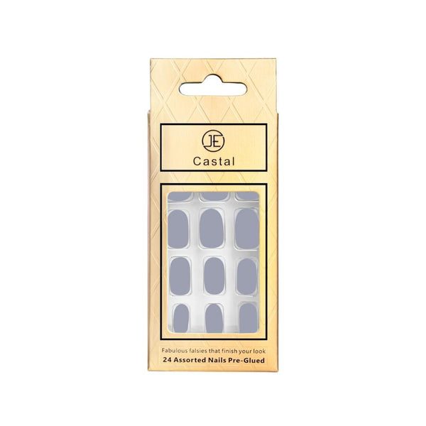 Castal Self-Adhesive Artificial Nails B10 24 Count Plastic