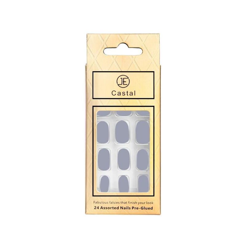 Castal Self-Adhesive Artificial Nails B10 24 Count Plastic