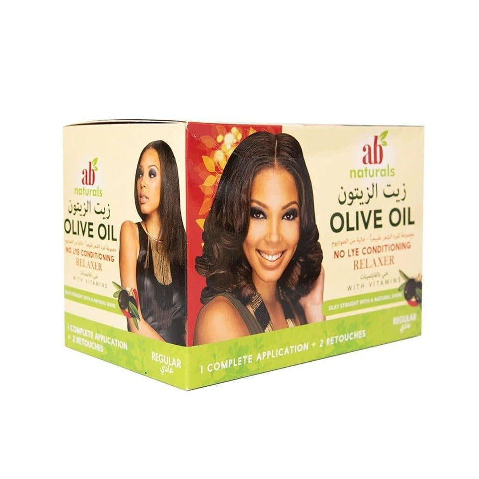 AB Naturals Hair Straightening Kit with Olive Oil for Normal Hair 1 kit