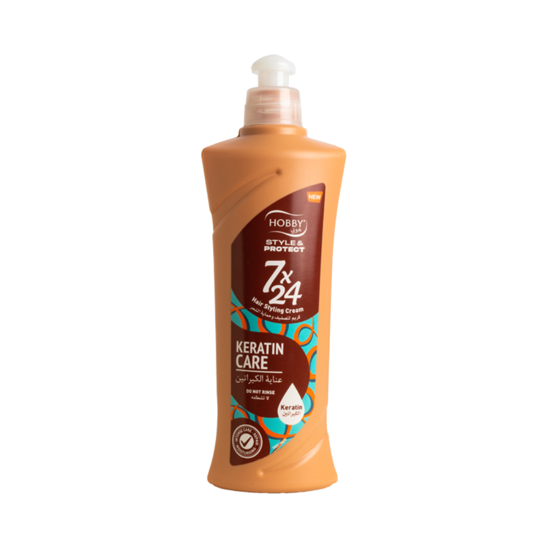 Hobby Keratin Hair Styling Cream, Deep Conditioning, 250ml