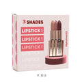 Make Over 22 Matte Creamy Rouge Lipstick Set, 3 Pieces